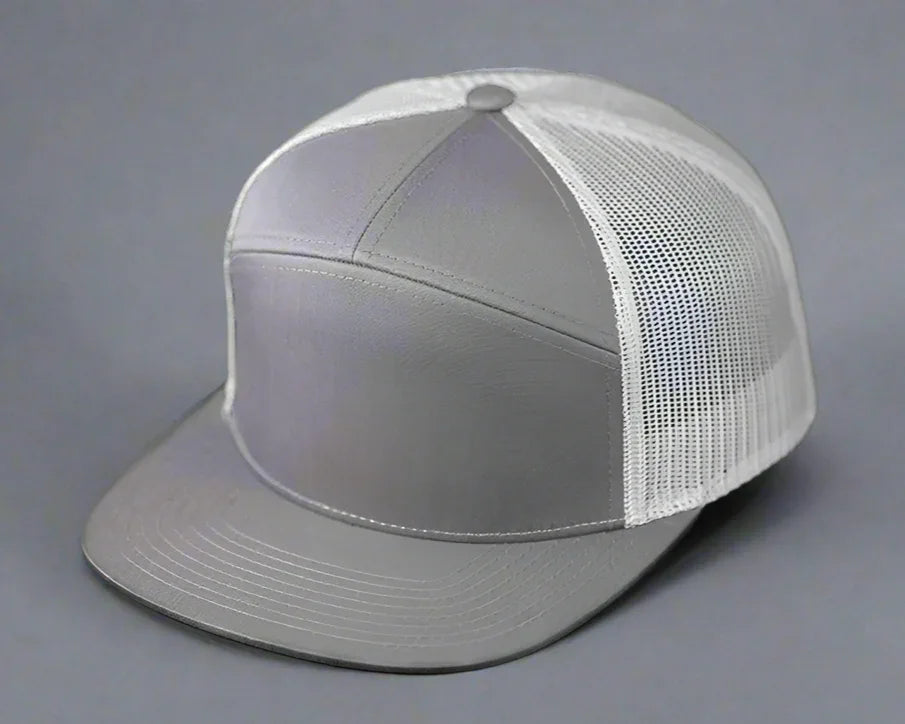 LOGAN 7-Panel, Flat Bill, High Crown, Snapback