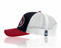 USA 250 6 - Panel Curved Snapback, Richardson 112 RWB - Tailgate Hats