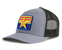 ARIZONA BADGE 6-Panel Snapback Richardson 112 XL Grey Black