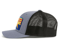 ARIZONA BADGE 6-Panel Snapback Richardson 112 XL Grey Black