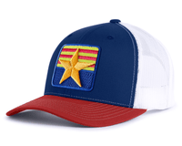ARIZONA BADGE 6-Panel Snapback, Richardson 112 Navy