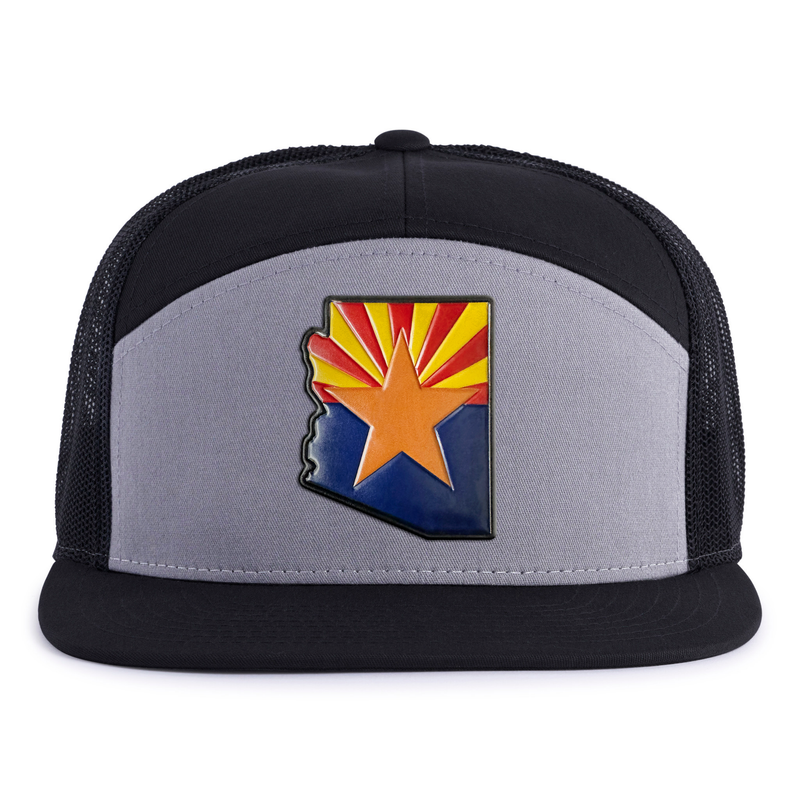 ARIZONA STAR 7-Panel Flat Snapback