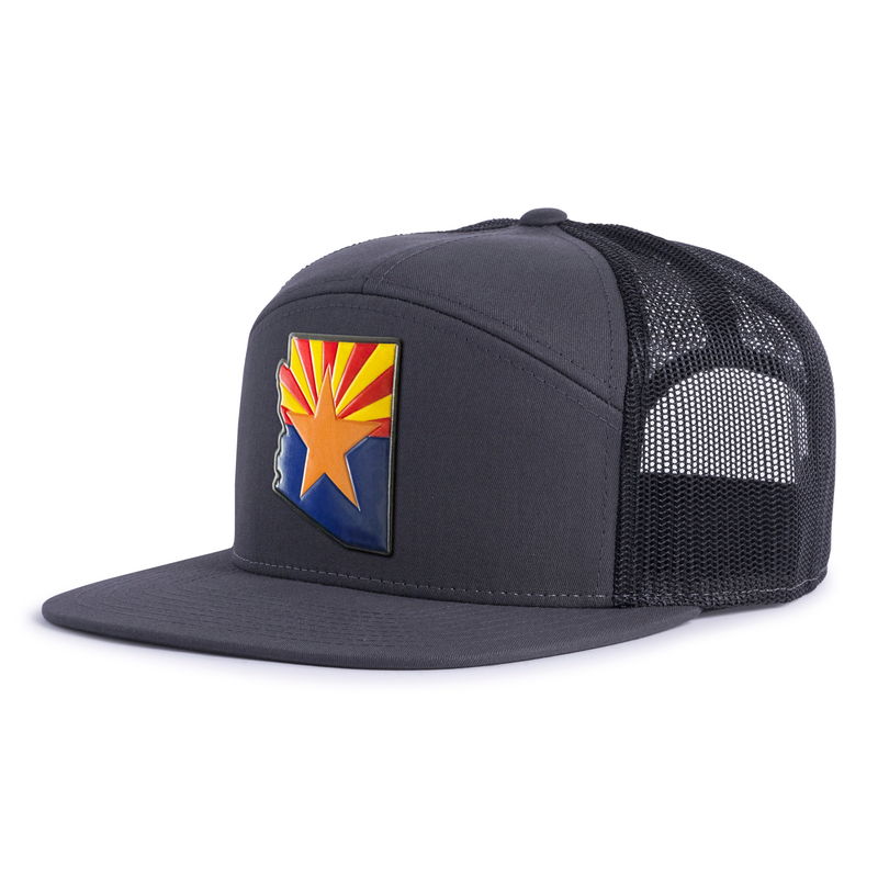 ARIZONA STAR 7-Panel Flat Snapback