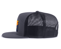 ARIZONA STAR 7-Panel Flat Snapback, Richardson 168 Grey