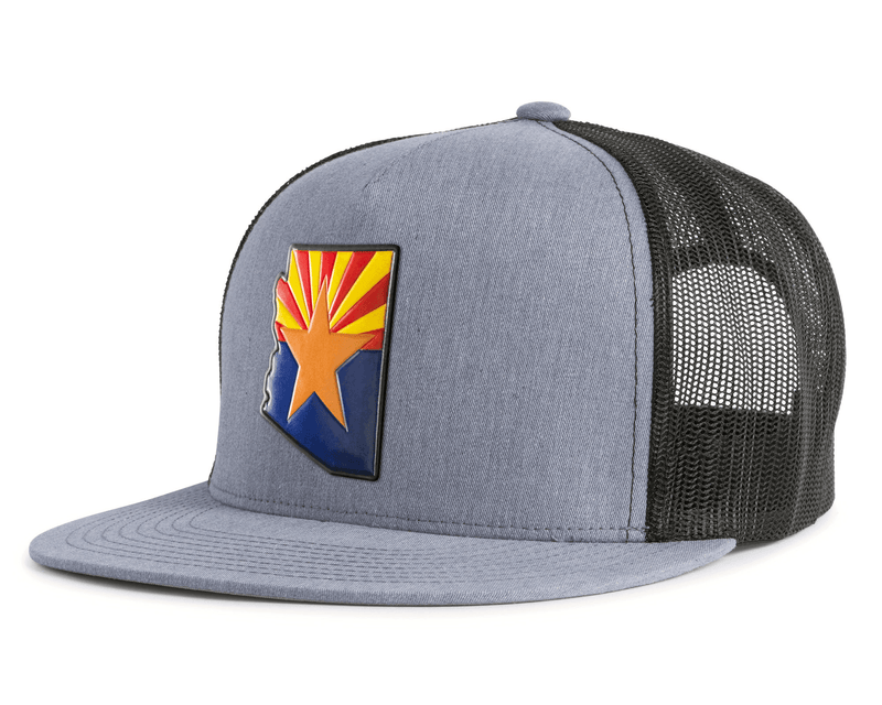 ARIZONA STAR 5-Panel Flat Snapback Grey