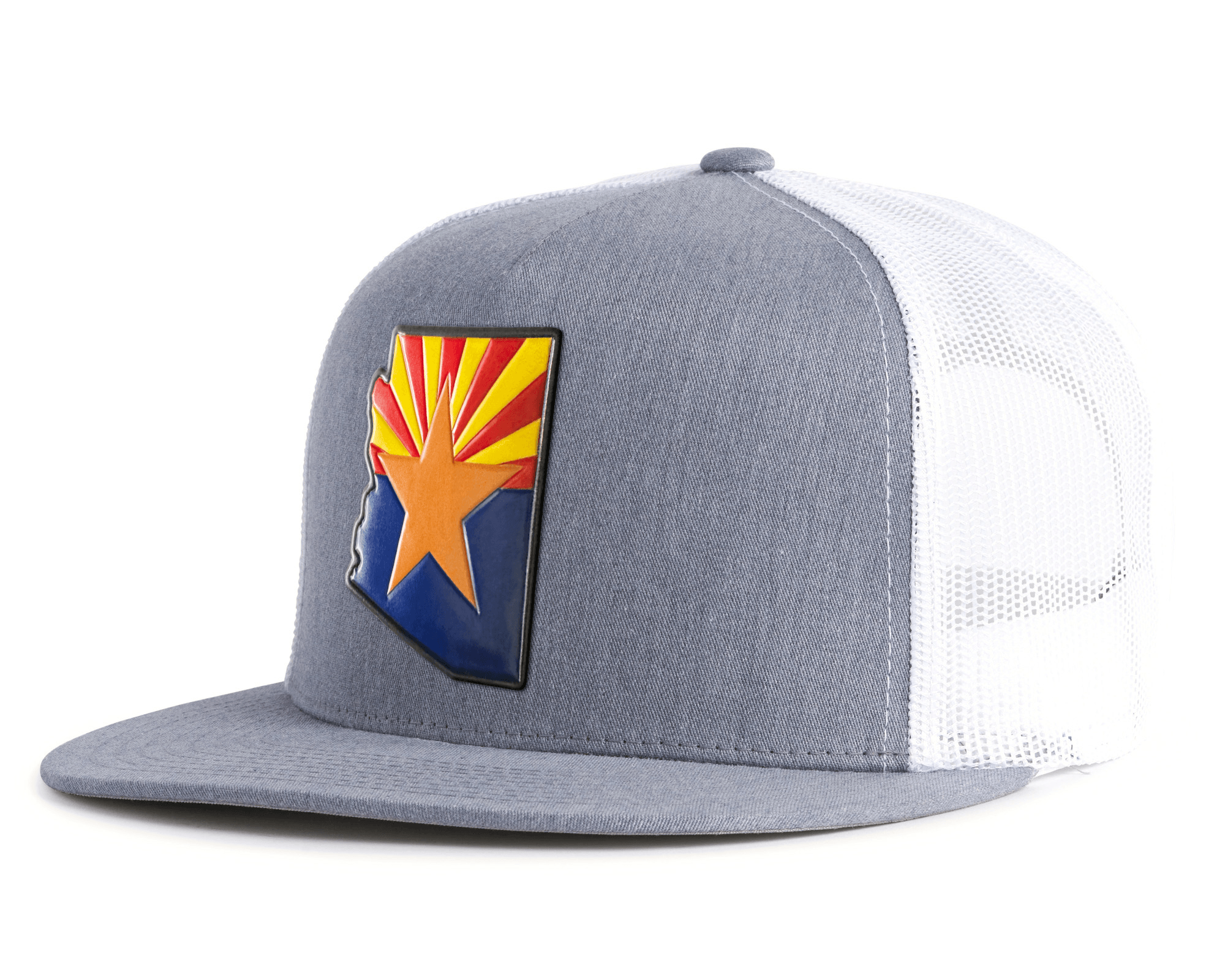 ARIZONA STAR 5-Panel Flat Snapback Grey