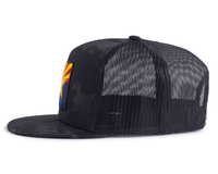 ARIZONA STAR 5-Panel Flat Camo Hat Black