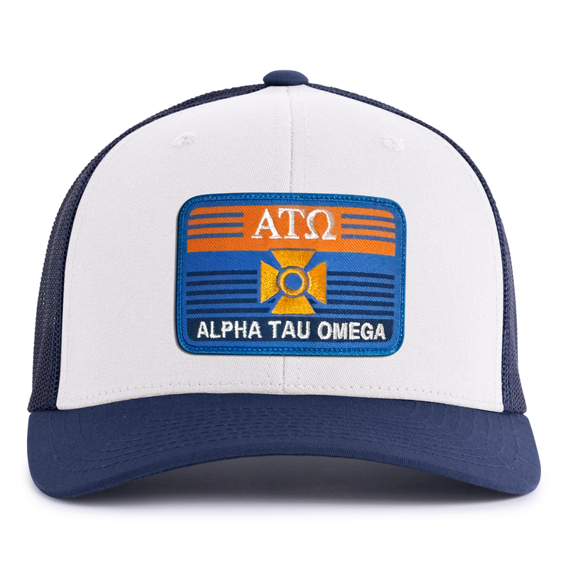 ALPHA TAU OMEGA 6-Panel Curved Frat Hat