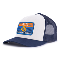 ALPHA TAU OMEGA 6-Panel Curved Frat Hat