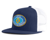 ALPHA TAU OMEGA 5-Panel Flat Frat Hat Navy
