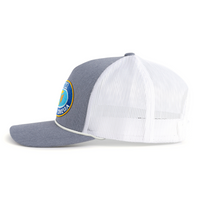 ATO 5-Panel Rope Hat Grey and White side - Tailgate Hats