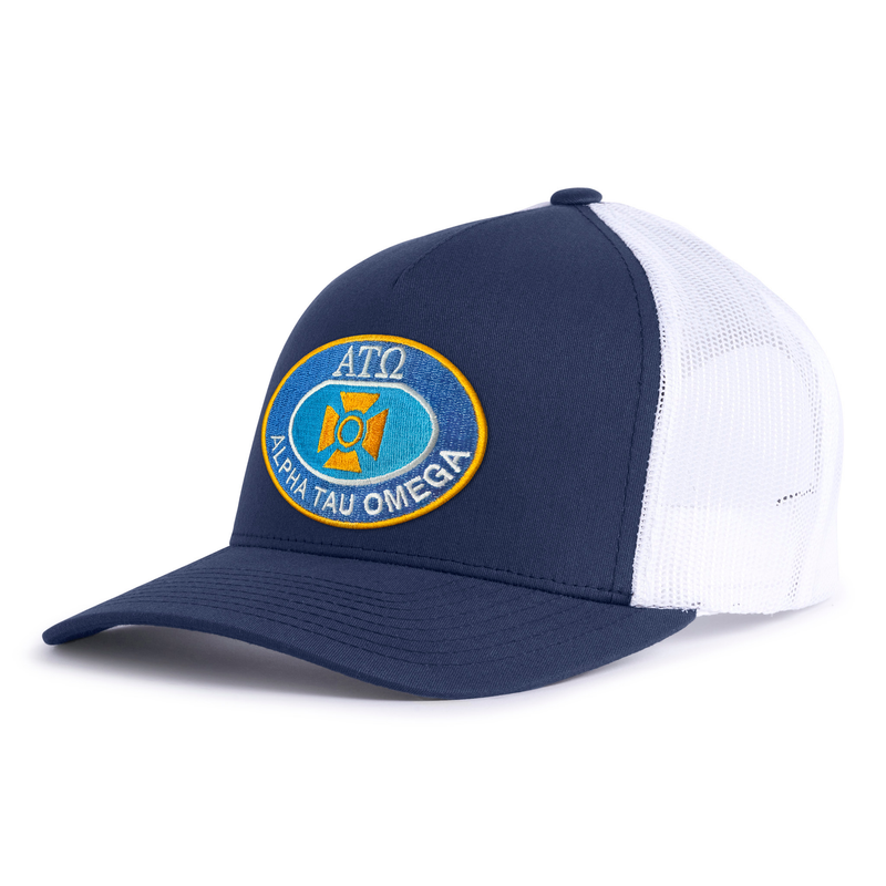 ALPHA TAU OMEGA 5-Panel Curved Frat Hat