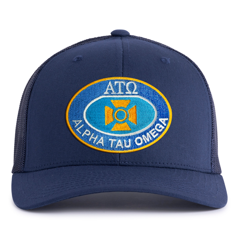 ALPHA TAU OMEGA 6-Panel Curved Frat Hat