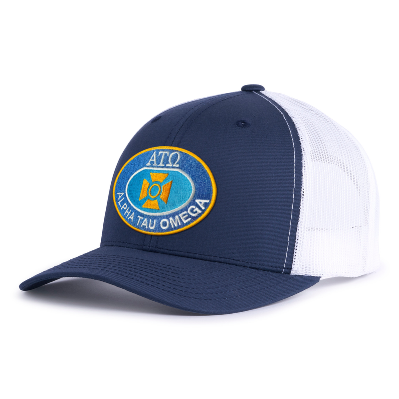 ALPHA TAU OMEGA 6-Panel Curved Frat Hat