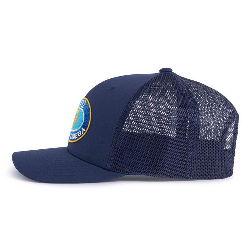 ATO 5-Panel Navy Snapback side- Tailgate Hats