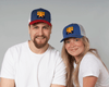 ARIZONA BADGE 6-Panel Low-Profile Snapback, Richardson 115 Blue