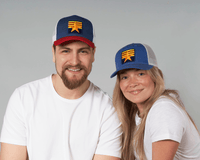 ARIZONA BADGE 6-Panel Low-Profile Snapback, Richardson 115 Blue