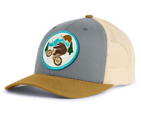 BEAR BIKE 6-Panel Low-Profile Snapback, Richardson 115 Grey