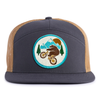 BEAR BIKE 7-Panel Flat Snapback