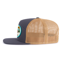 BEAR BIKE 7-Panel Flat Snapback