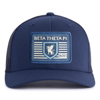 BETA THETA PI 6-Panel Curved Navy