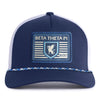 BETA THETA PI 5-Panel Curved Rope Hat