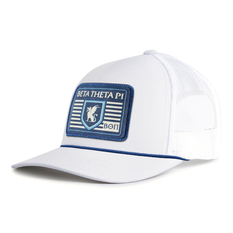 BETA THETA PI 5-Panel Curved Rope Hat