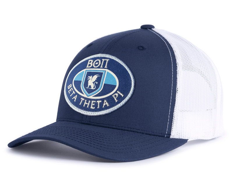 BETA THETA PI 6-Panel Frat Hat Navy