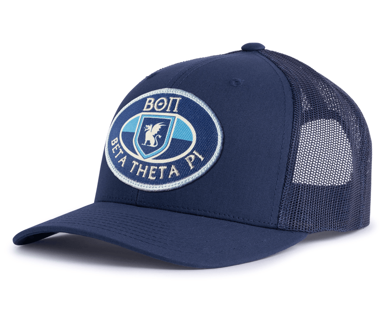 BETA THETA PI 6-Panel Frat Hat Navy