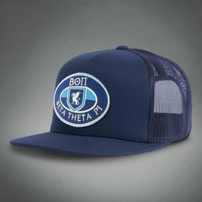 BETA THETA PI 5-Panel Flat Navy