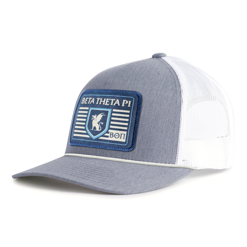 BETA THETA PI 5-Panel Curved Rope Hat