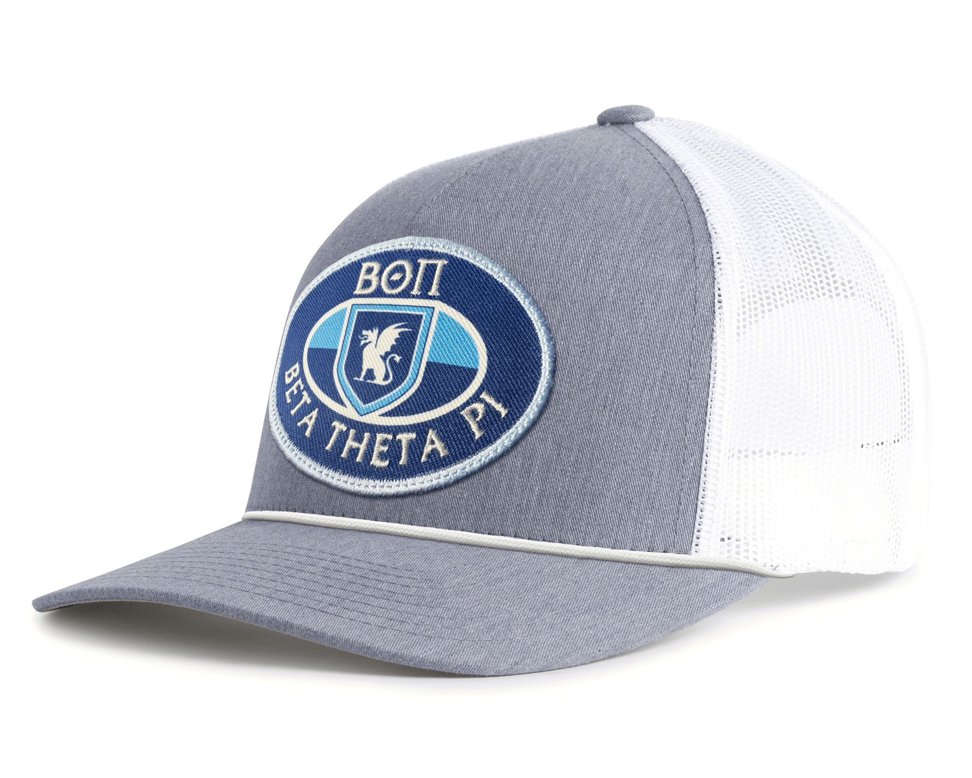BETA THETA PI 5-Panel Rope Hat, Richardson 112 Grey