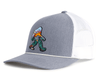 BIG FOOT SUN 5-Panel Rope Hat, Richardson 112 Grey
