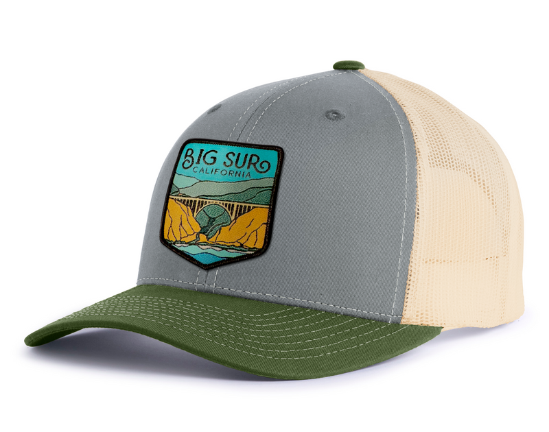 BIG SUR 6-Panel Snapback, Richardson 112 Grey