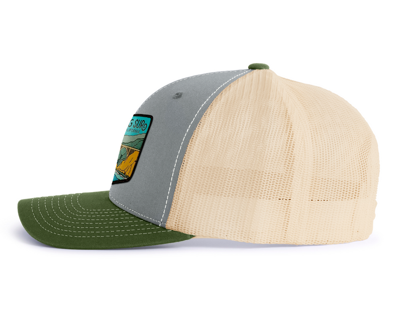 BIG SUR 6-Panel Snapback, Richardson 112 Grey