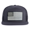 BIG USA FLAG 7-Panel Flat Charcoal - Tailgate Hats