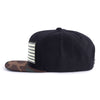 BIG USA FLAG 6-Panel Flat Black/Camo - Tailgate Hats