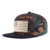 BIG USA FLAG 6-Panel Flat Camo/Black - Tailgate Hats