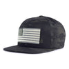 BIG USA FLAG 6-Panel Flat Black Camo - Tailgate Hats