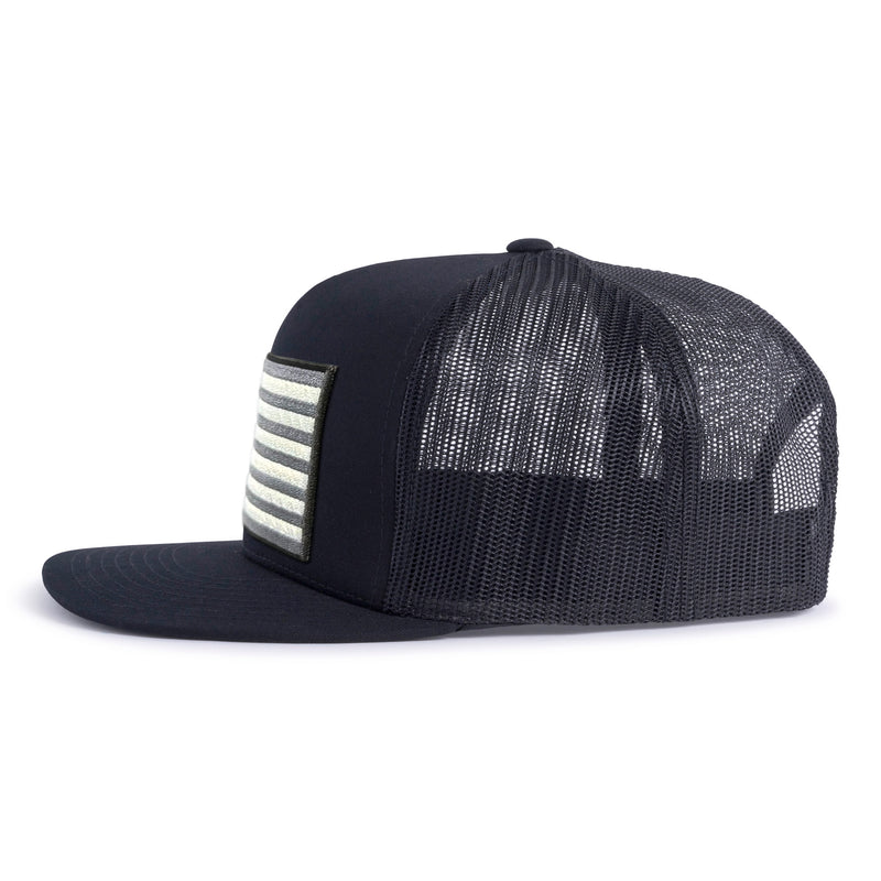 BIG USA FLAG 5-Panel Flat Black - Tailgate Hats