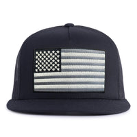 BIG USA FLAG 5-Panel Flat Black - Tailgate Hats