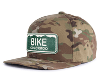 BIKE COLORADO 6-Panel Flat Camo Hat Beige