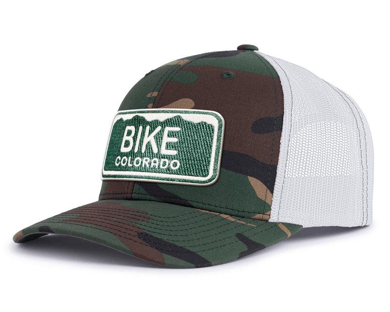 BIKE COLORADO 6-Panel Camo Hat Green