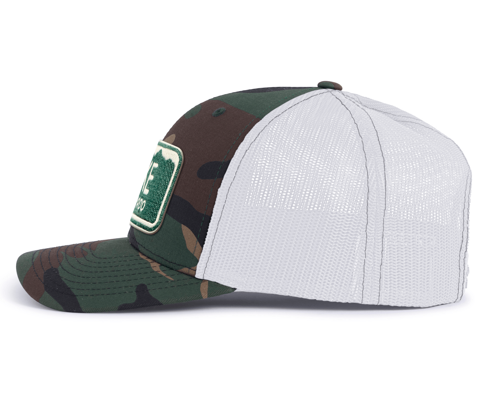 BIKE COLORADO 6-Panel Camo Hat Green