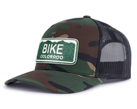 BIKE COLORADO 6-Panel Camo Hat Green