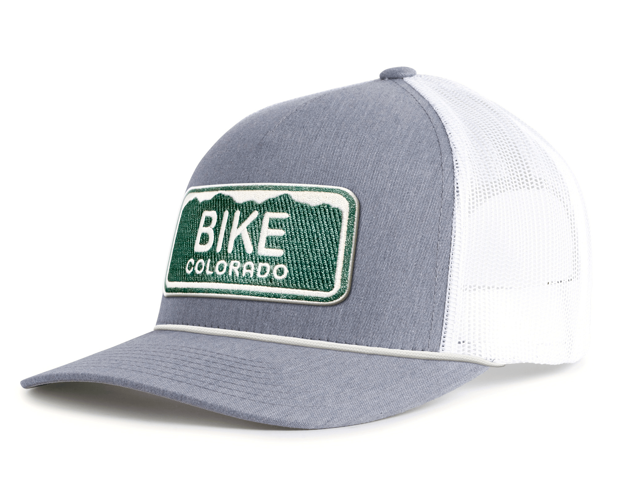 BIKE COLORADO 5-Panel Rope Hat, Richardson 112 Grey
