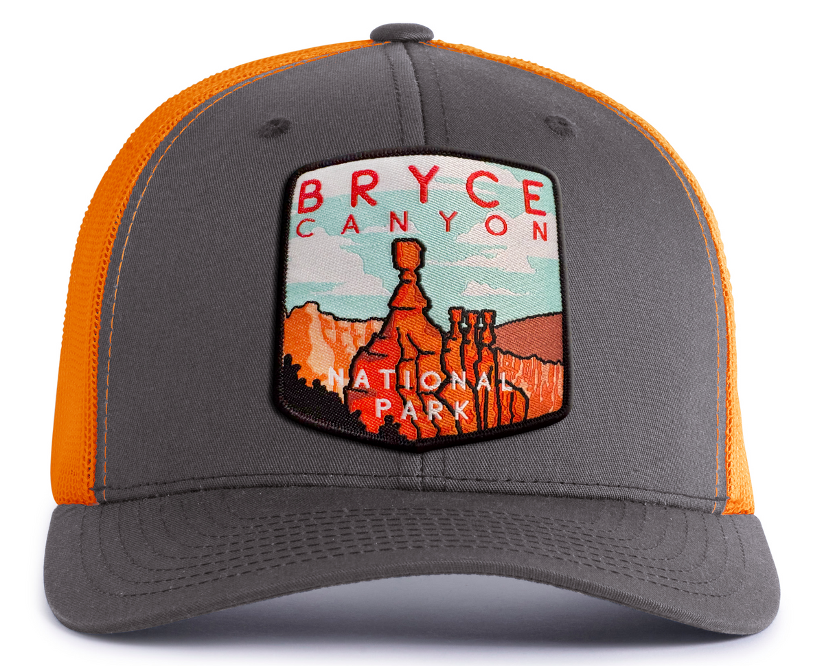 BRYCE CANYON 6-Panel Curved Snapback Orange