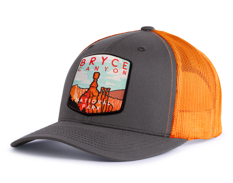 BRYCE CANYON 6-Panel Curved Snapback Orange