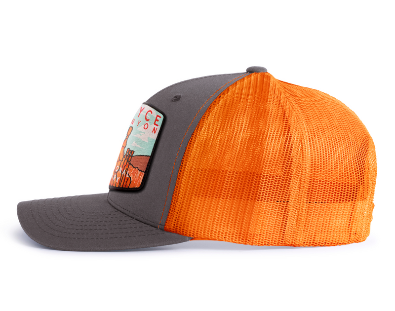 BRYCE CANYON 6-Panel Curved Snapback Orange