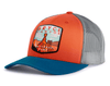 BRYCE CANYON 6-Panel Curved Snapback, Richardson 112 Orange